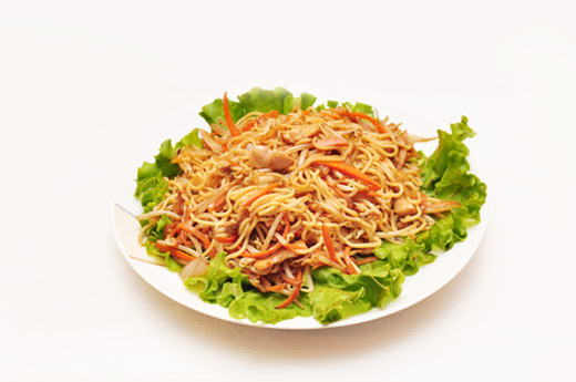 E9.Nouille sauté poulet