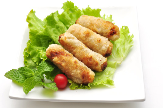 E14.Nêms aux poulet et légumes (4 pièces)