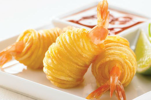 E15.Tempura crevettes pommes de terre 10 pièce