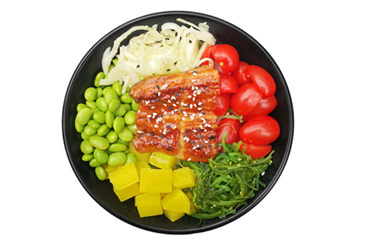 Z10.poke bowl anguille grillé