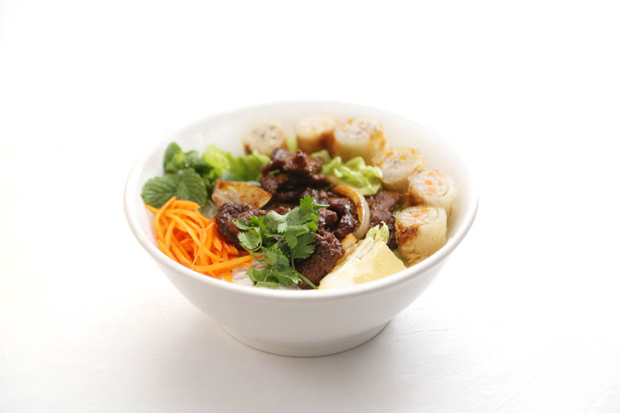 B15.Bobun poulet aigre- douce+nems